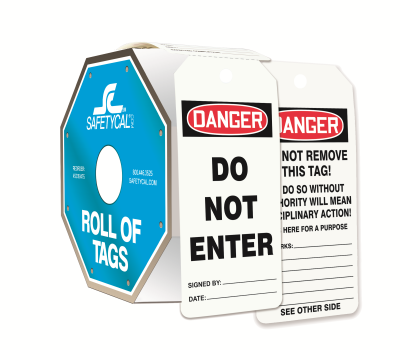 Danger Do Not Operate Maintenance Department Osha Roll Of s Safetycal Inc