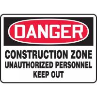 Construction Hazard Signs